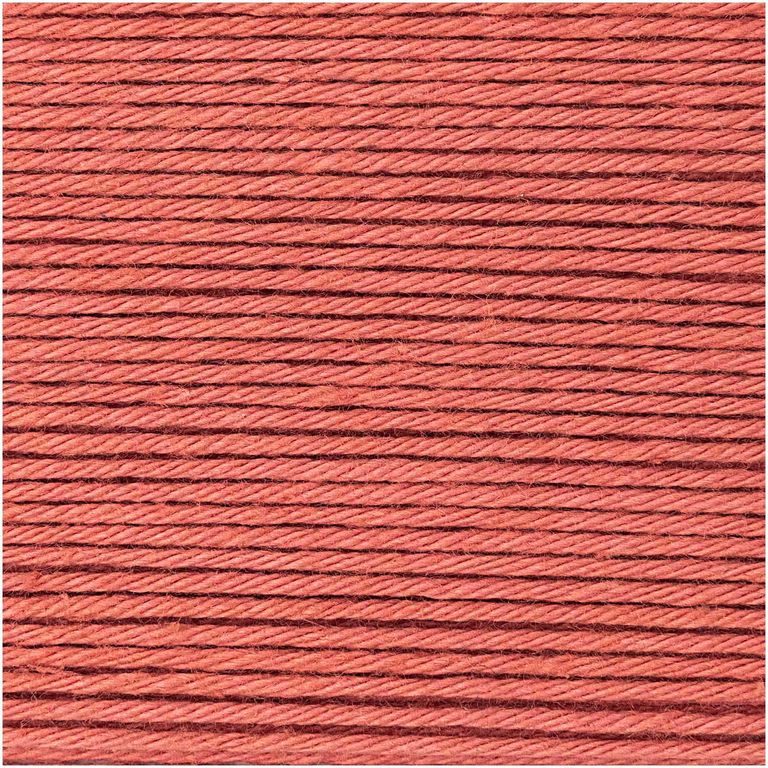 Bavlnená háčkovacia priadza Ricorumi dk odtieň 069 terracotta