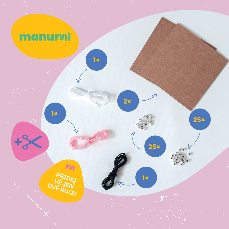 Manumi kreativní sada na výrobu párových náramků