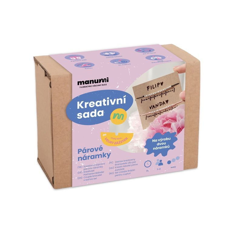 Manumi kreativní sada na výrobu párových náramků