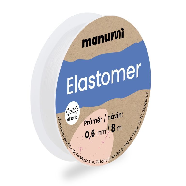 Elastomer 0,6 mm/8m čirý