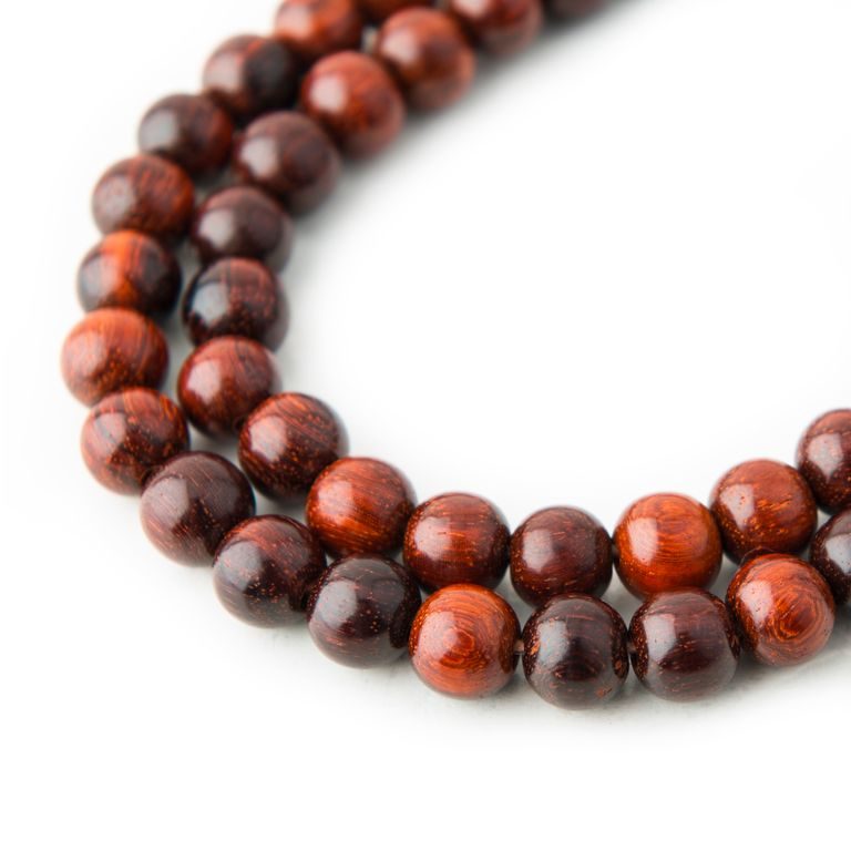 Bead from red sandalwood 8mm