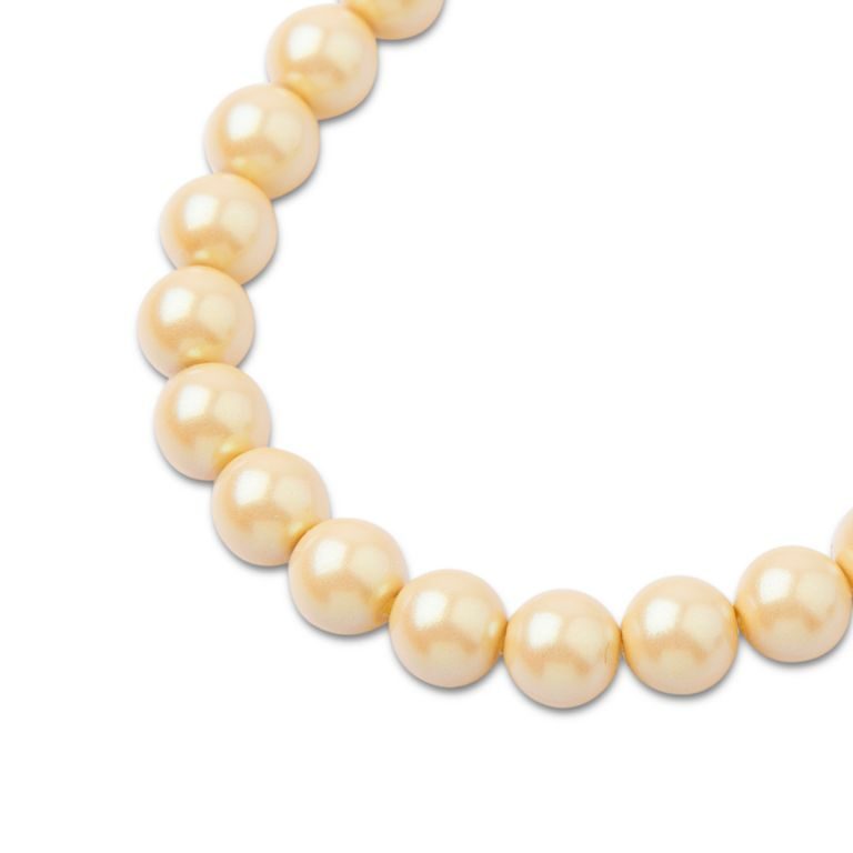 Preciosa Round pearl MAXIMA 8mm Pearlescent Yellow