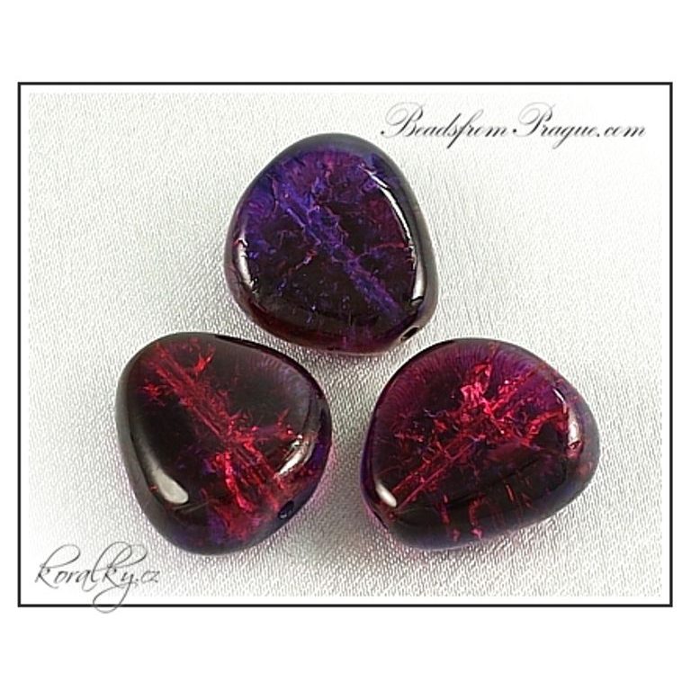 Czech glass crackle beads No.53