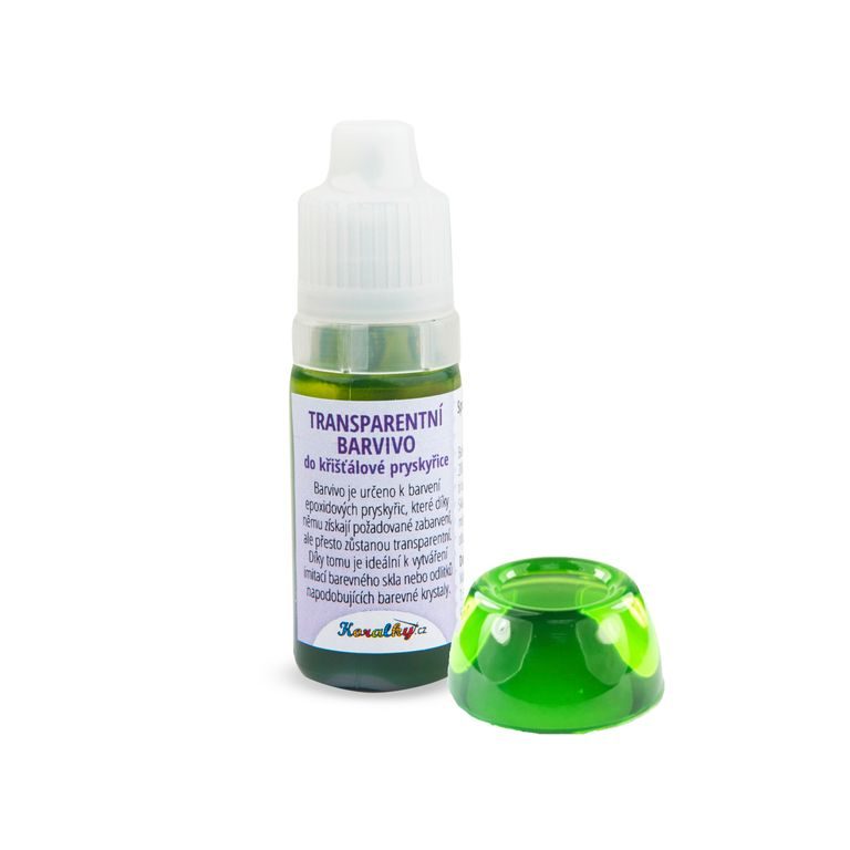 Transparent dye for crystal resin light green 2ml
