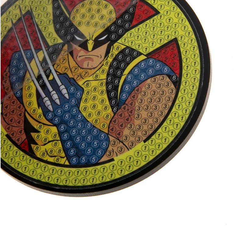 Diamantové malování sada přívěsek na batoh Wolverine