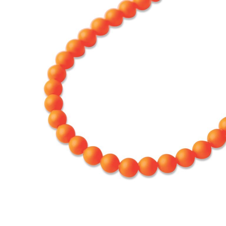 SWAROVSKI 5810 3 mm Neon Orange Pearl