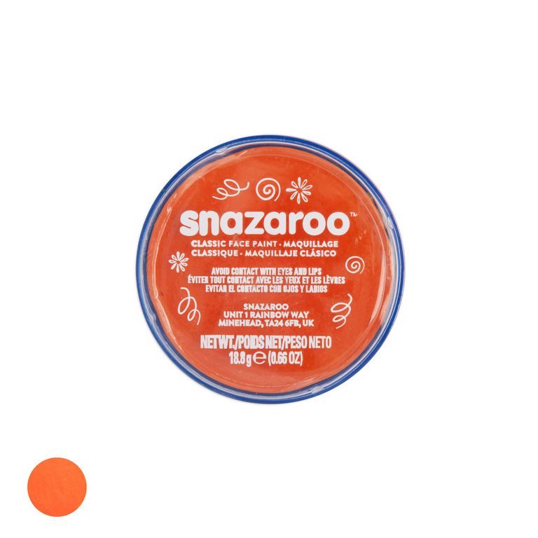 Snazaroo face paint orange 18ml