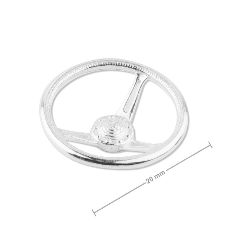 Silver pendant steering wheel No.1022