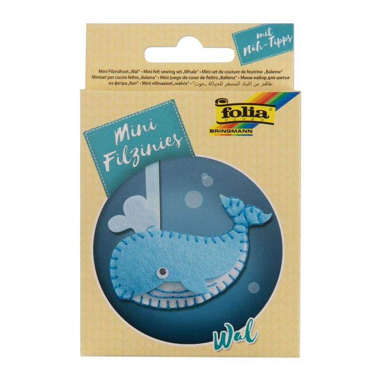Mini sewing set whale