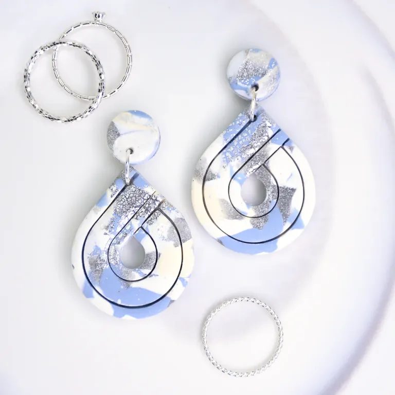 Sculpey PREMO White Gold Glitter stříbrná s glitry