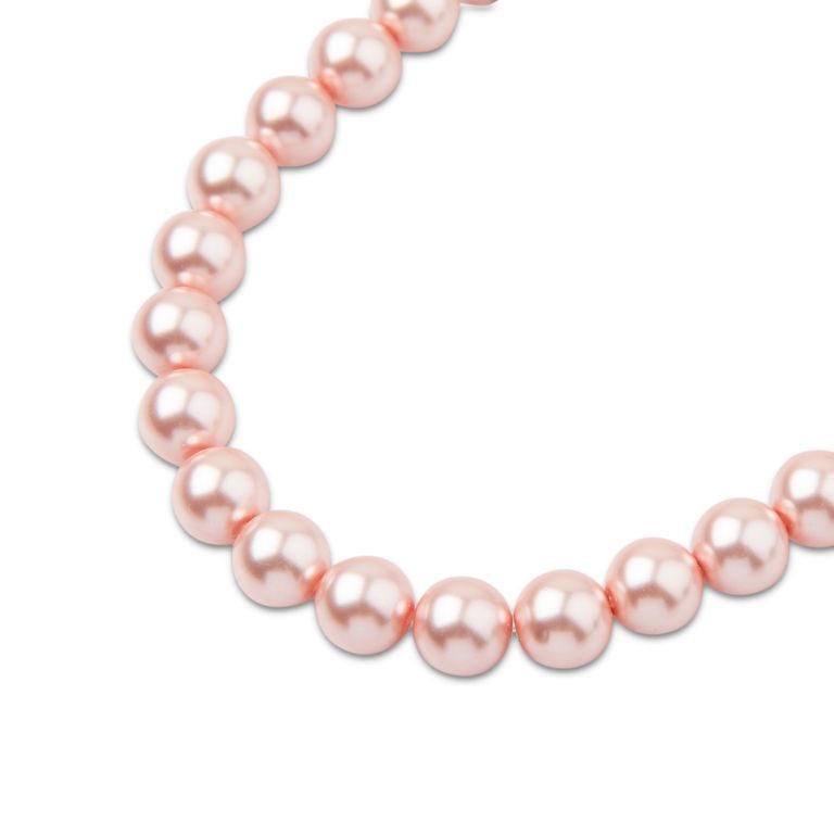Preciosa kulatá perla MAXIMA 4mm Pearl Effect Rosaline