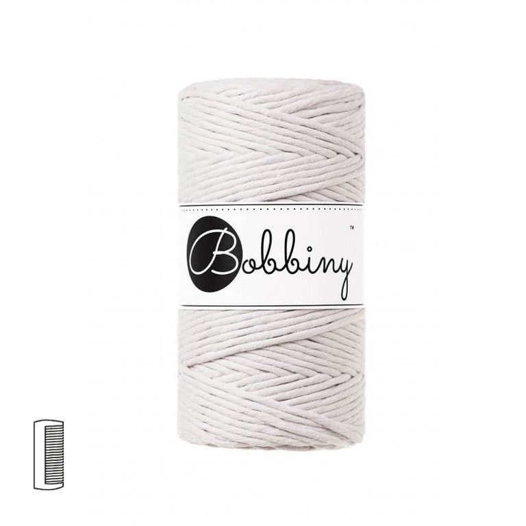 Bobbiny Macramé příze Regular 3mm Moonlight