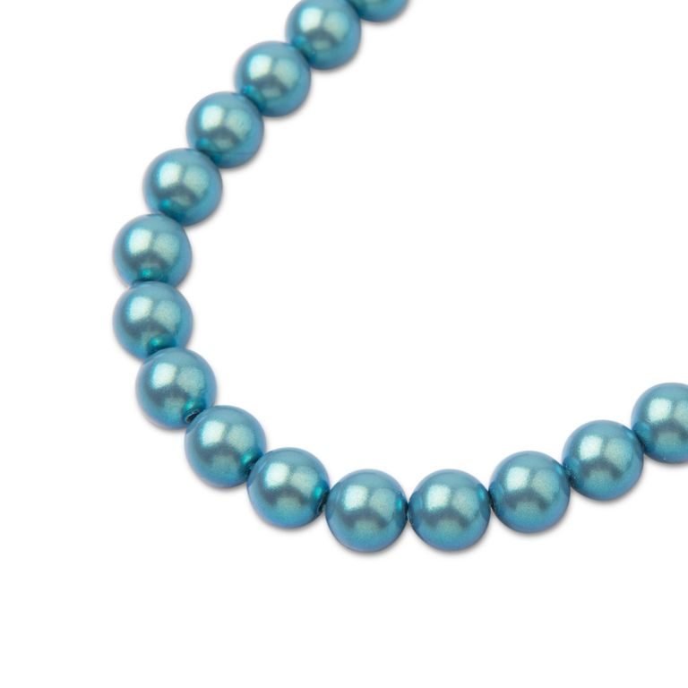 Preciosa kulatá perla MAXIMA 4mm Pearlescent Blue