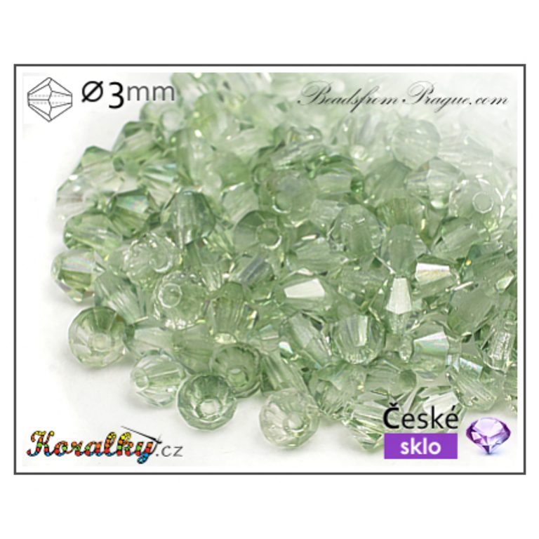 Czech crystal bicone beads 3mm No.13