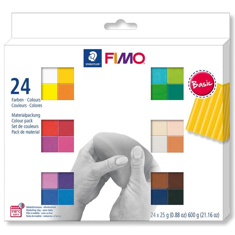 FIMO Soft set 24 culori 25g Basic