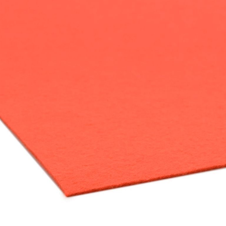 Decorative felt 1mm orange