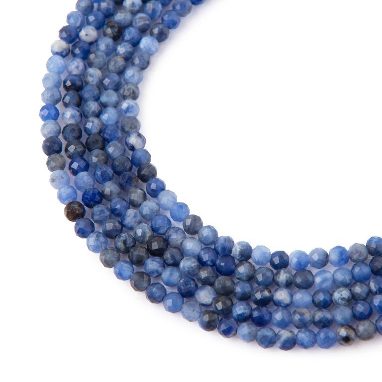 Sodalite faceted beads 4mm