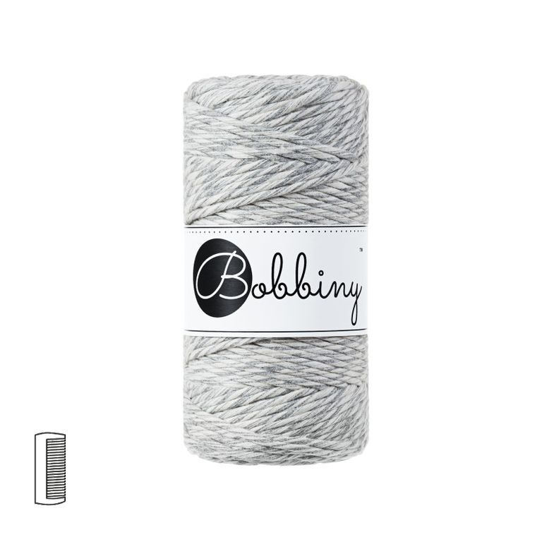 Bobbiny Macramé Rope Regular 3mm Marble