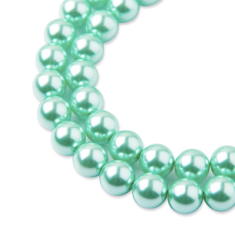 Voskové perle 8mm Mint green