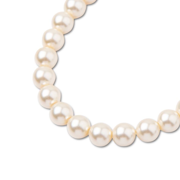 Preciosa perlă rotundă MAXIMA 6mm Pearl Effect Light Creamrose