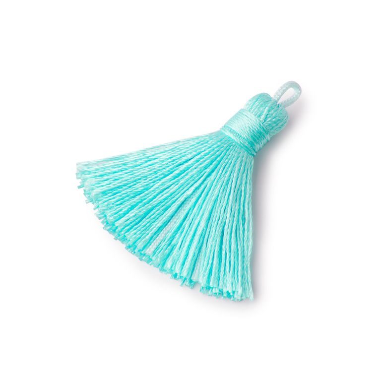 Jewellery tassel 3.5cm green