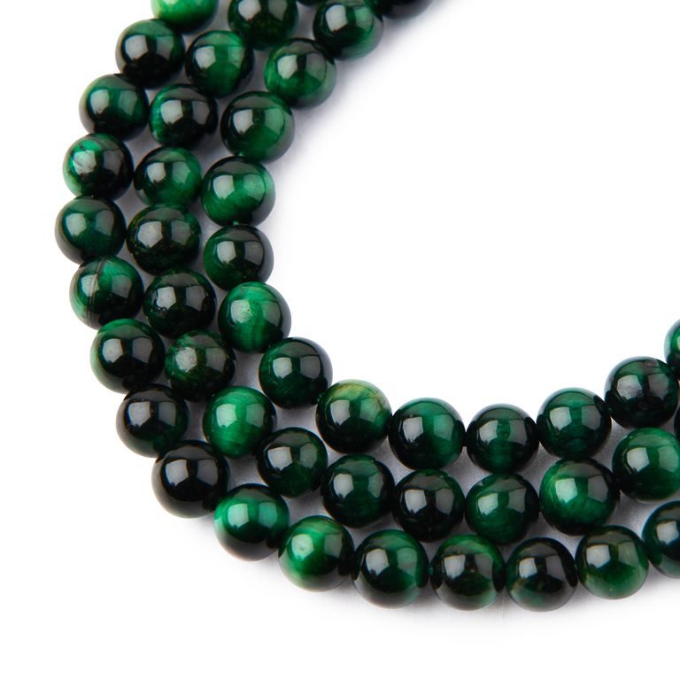 Green Tiger Eye AA beads 6mm
