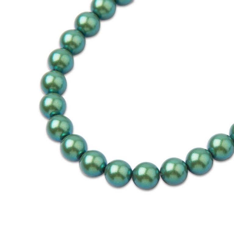 Preciosa Round pearl MAXIMA 4mm Pearlescent Green