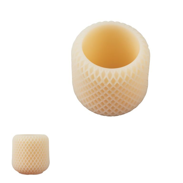 Manumi silikonová forma na odlévání kreativní hmoty 68,5 x 69,5 mm nádoba na svíčku