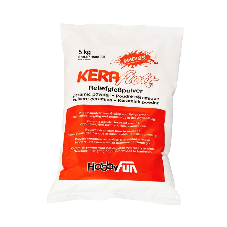 Keraflott casting compound 5 kg white