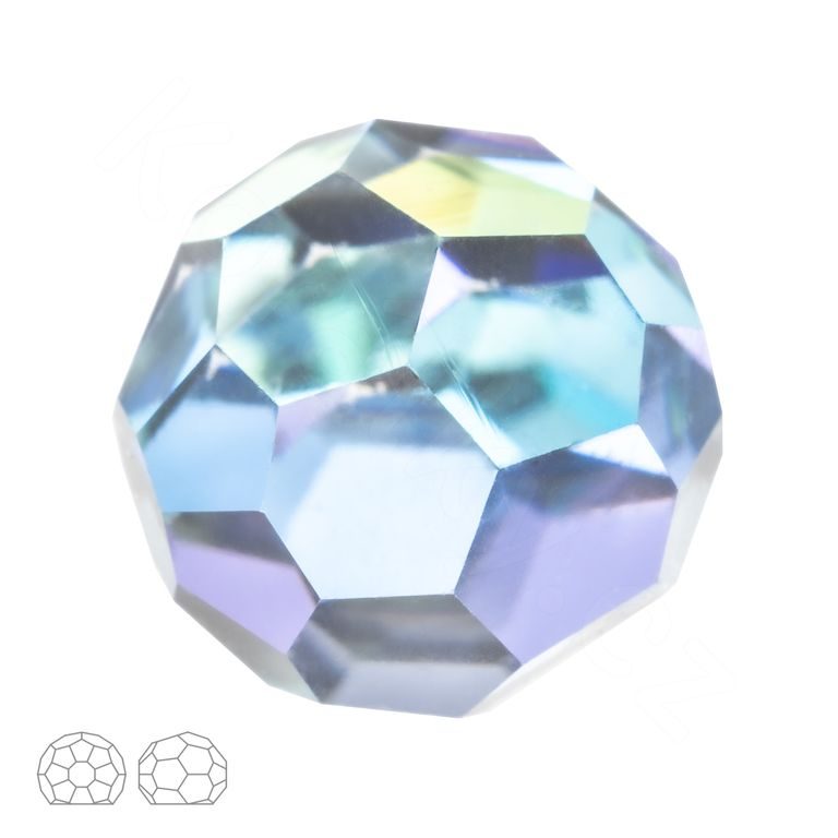 Preciosa MC piatră rotundă adezivă 8mm Crystal Bermuda Blue