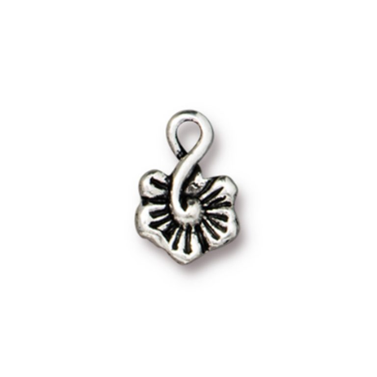 TierraCast pendant Small Blossom antique silver