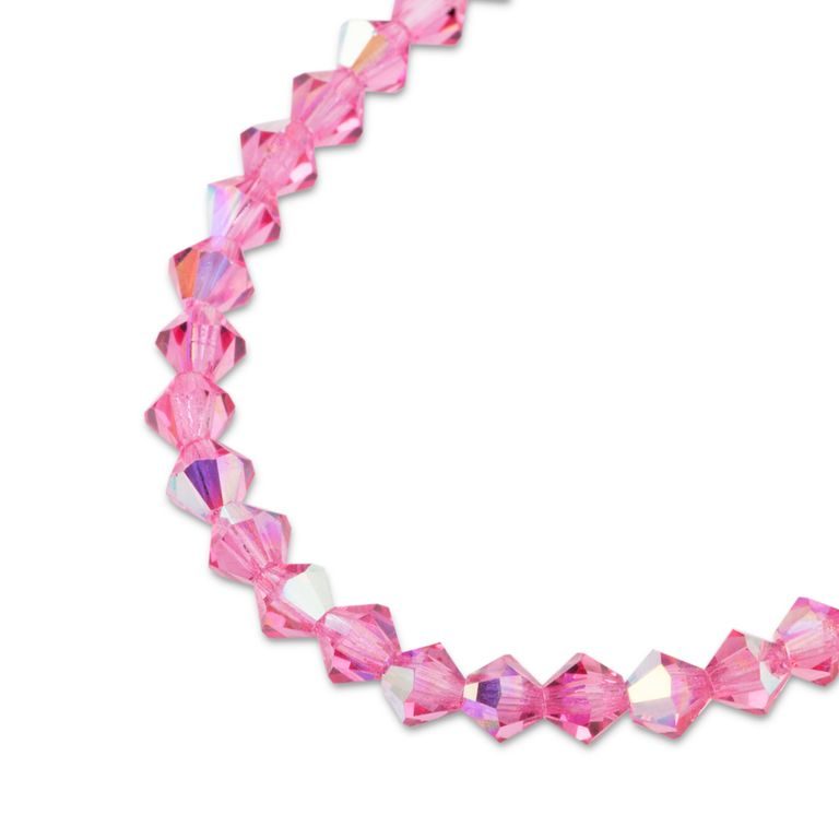 Preciosa MC bead Rondelle 4mm Rose AB