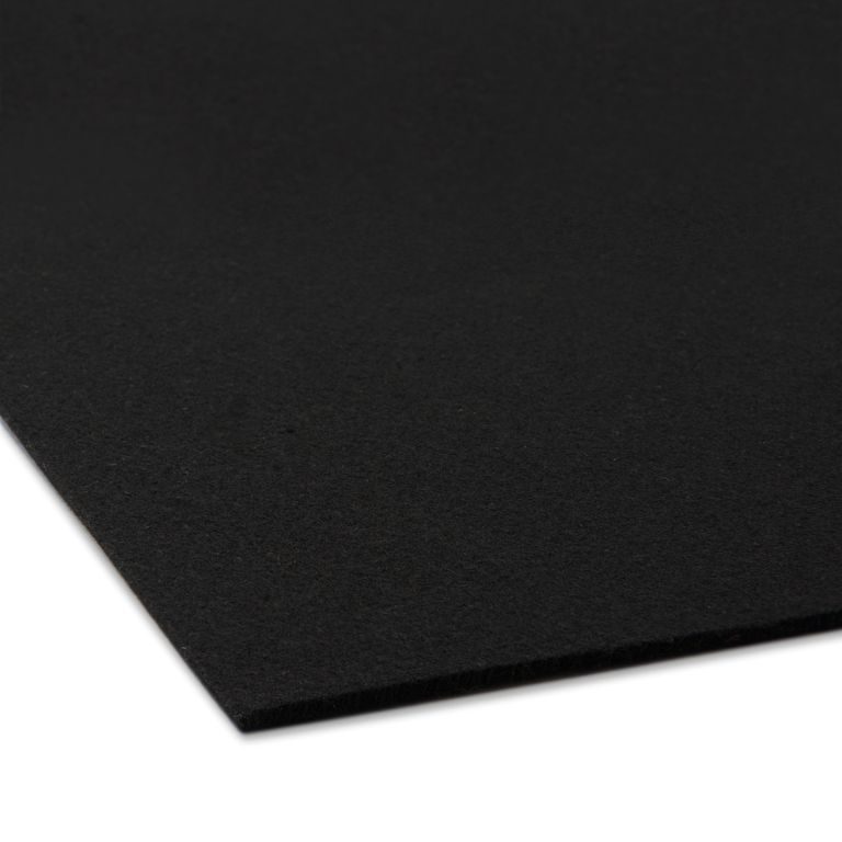 Decorative felt 3mm balck