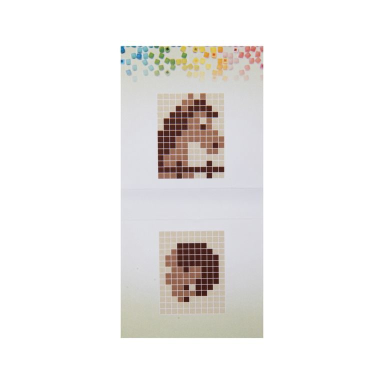 Pixel keychain horse