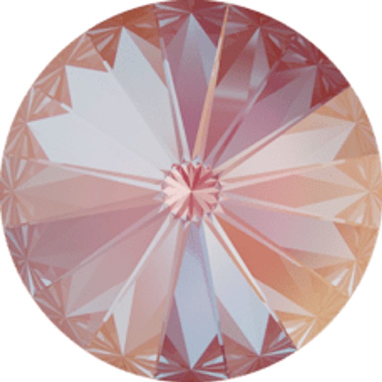 SWAROVSKI RIVOLI 1122 14 mm Crystal Lotus Pink DeLite
