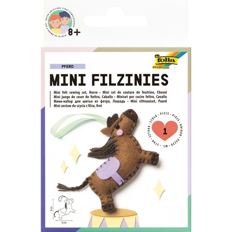 Mini sada na šití koník