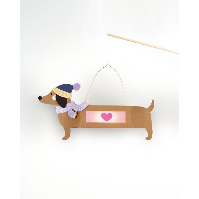 Lantern-making kit dachshund