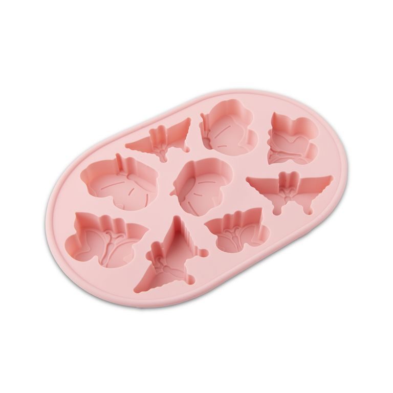 Silicone mould for casting creative clay with a butterfly motif