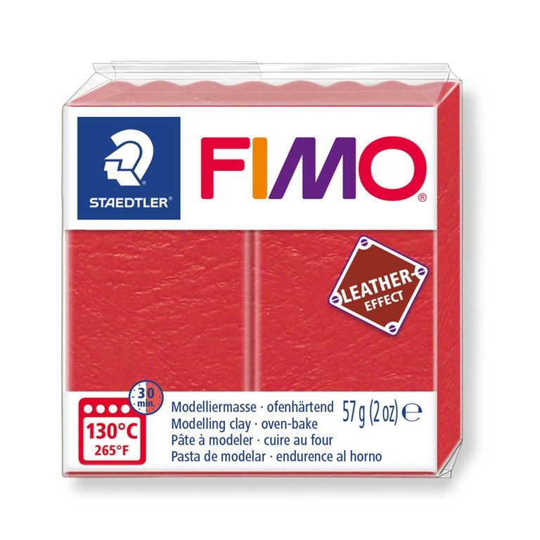 FIMO Leather Effect (8010-249) pepene roșu