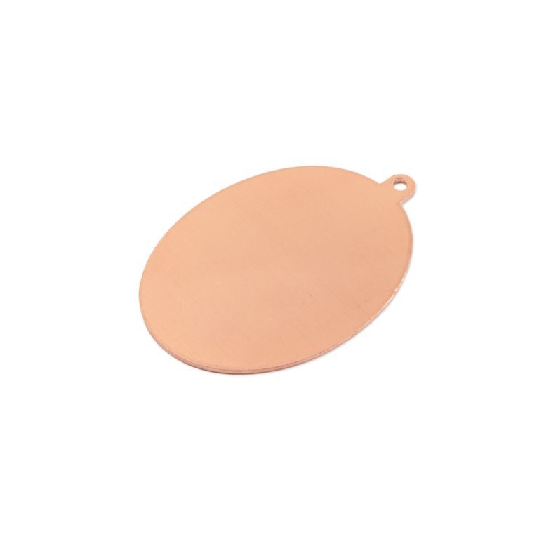 Copper cutout oval 44x30mm