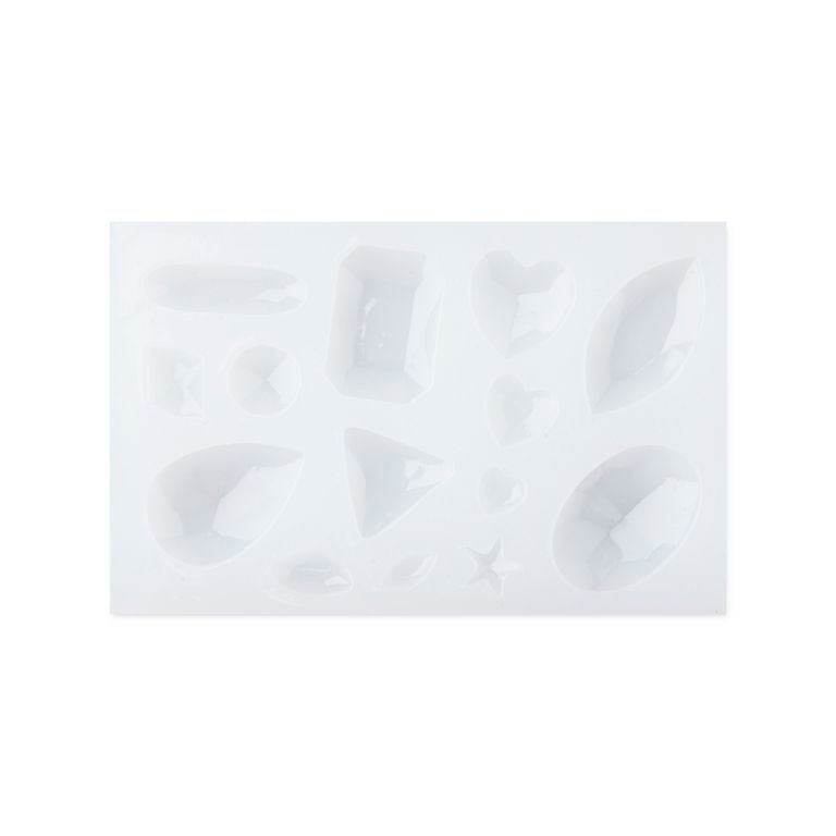 Silikonová forma na odlévání kreativní hmoty broušené kameny