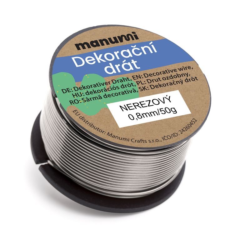 Stainless steel wire 0,8 mm/50 g