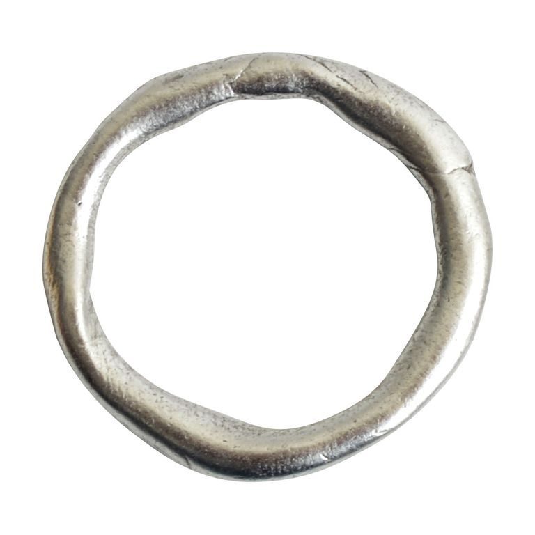 Nunn Design connector large organic circle 30mm silver-plated