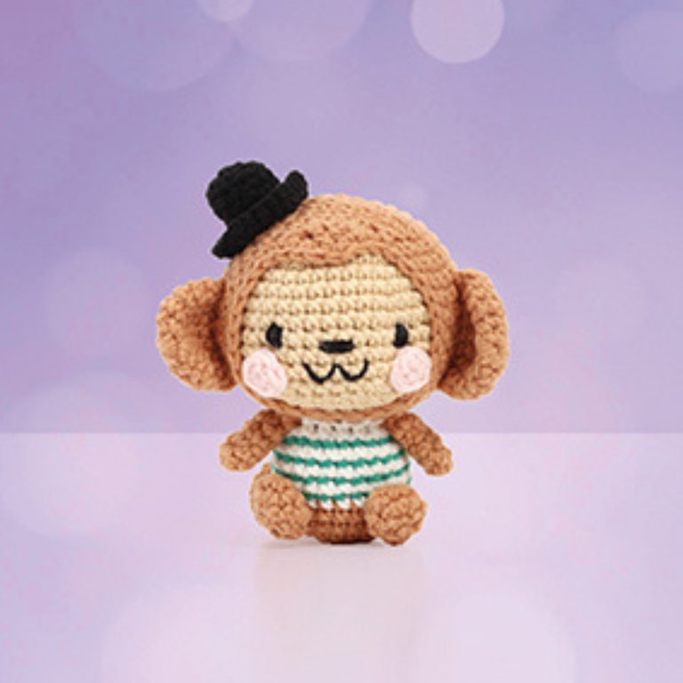 Háčkovacia sada opička