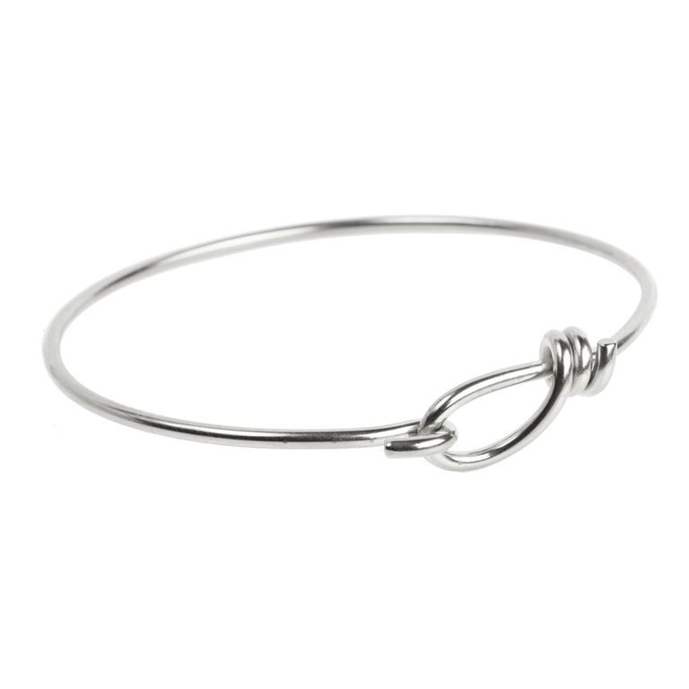 TierraCast bracelet with a hook silver