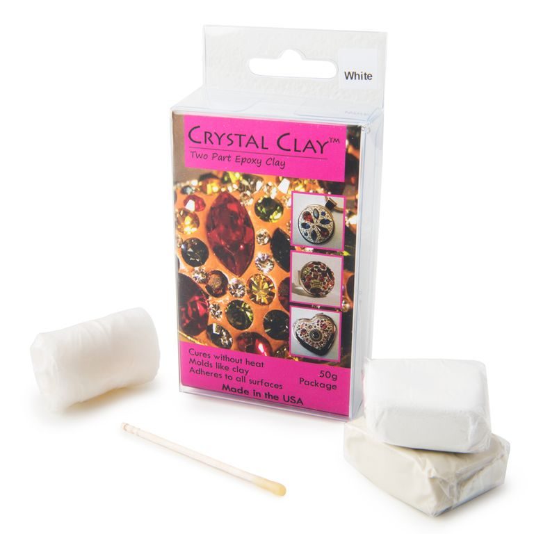 Hmota Crystal Clay 50g bílá č.1