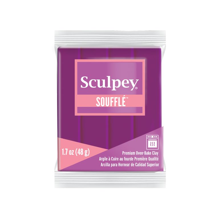 Sculpey SOUFFLÉ Turnip dark pink