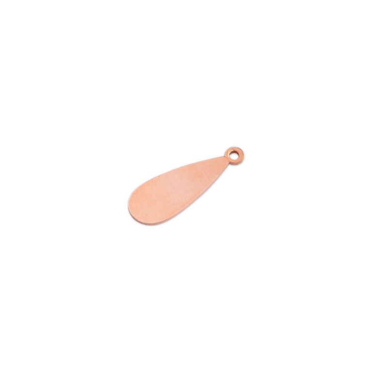 Copper cutout drop 21x8mm