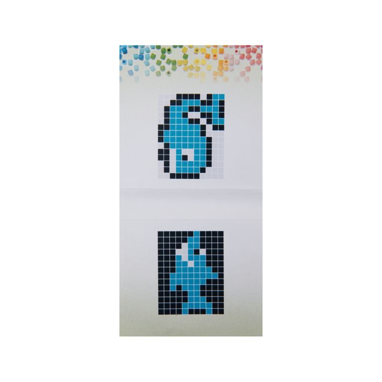 Pixel kľúčenka veľryba alebo ryba