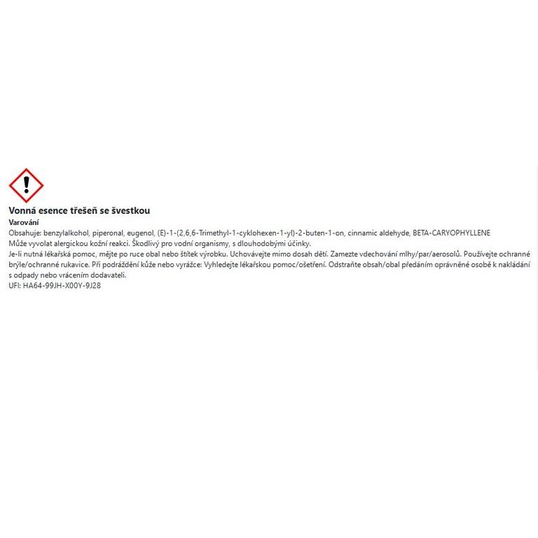 Manumi vonná esence třešeň se švestkou 10 ml